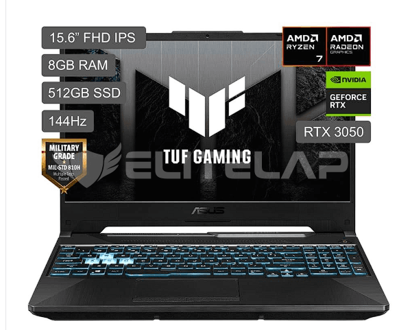 LAPTOP ASUS FA506N AMD RYZEN 7 170 8GB DDR5 512GB SSD 15.6" FHD WIN11 HOME GRAPHITE BLACK