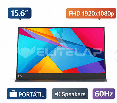 MONITOR PORTATIL EXTERNO LIT MODELO P156 15.6"FHD-60HZ IPS SCREEN