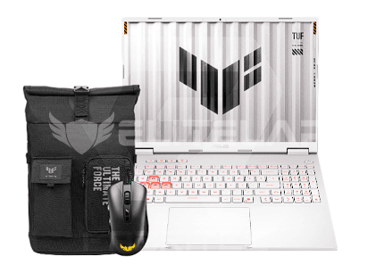 ASUS TUF GAMING A16 FA608UMI-TU255 AMD Ryzen 7-260 16GB DDR5 512GB SSD 16"WUXGA -144HZ /TECLADO RGB LATINOAMERICANO/NVIDIA GeForce RTX 5060-8GB/FREE DOS/4 CELL/INCLUYE MOCHILA ASUS Y MOUSE ASUS.
