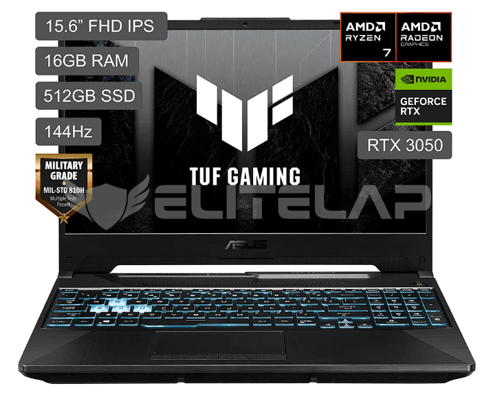 LAPTOP ASUS FA506N AMD RYZEN 7 170 8GB DDR5 512GB SSD 15.6" FHD WIN11 HOME GRAPHITE BLACK