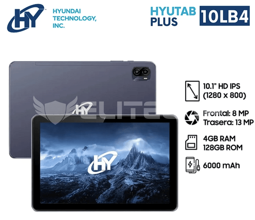 TABLET HYUNDAI HYTAB PLUS 10LB4 4GB 128GB LTE 10.1" HD (HT10LB4MSGNA01)