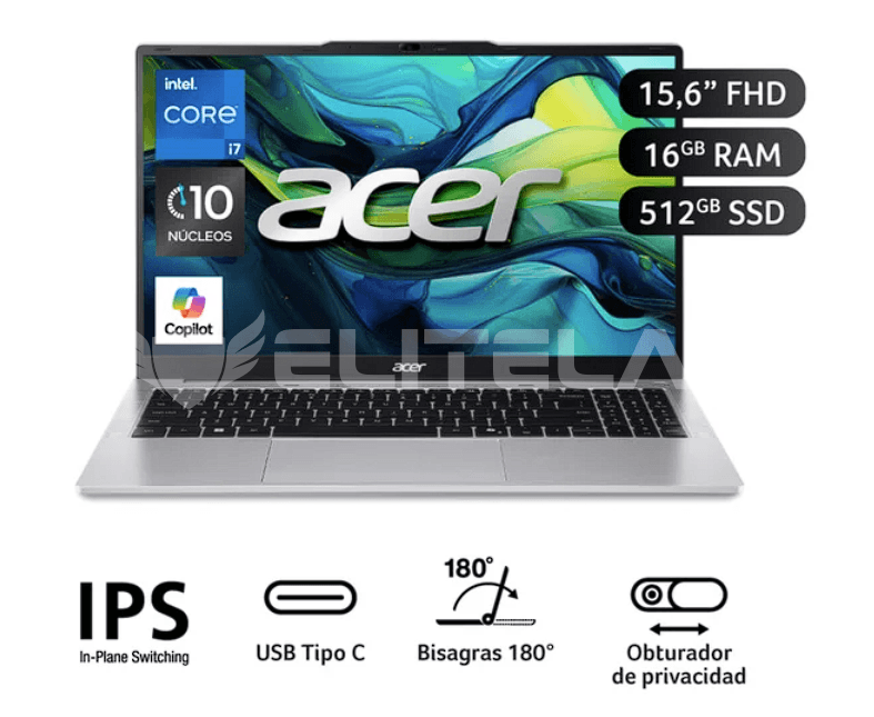 LAPTOP ACER ASPIRE LITE AL15-72P-7948 INTEL CORE I7-13620H 16GB 512GB SSD 15.6" FHD 60HZ WIN11 HOME (NX.D4CAL.009)