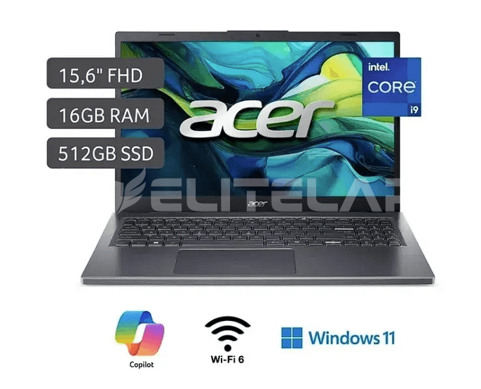LAPTOP ACER ASPIRE 15 A15-51M-980X INTEL CORE I9-13900H 16GB 512GB SSD 15.6" FHD 60HZ WIN11 HOME (NX.JCJAL.001)
